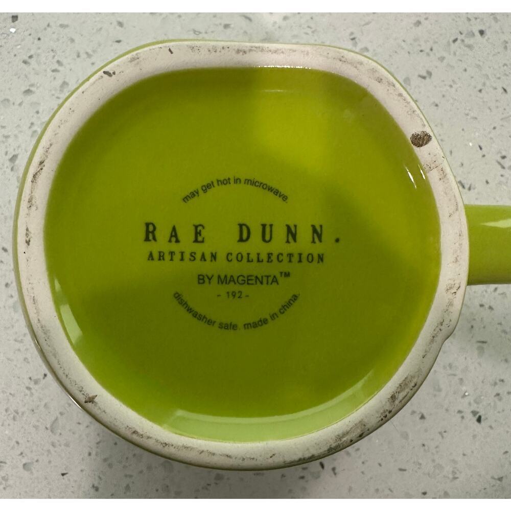 Rae Dunn ~ Halloween 202 POTION GREEN Mug ~ Hard to find - Picture 2 of 2